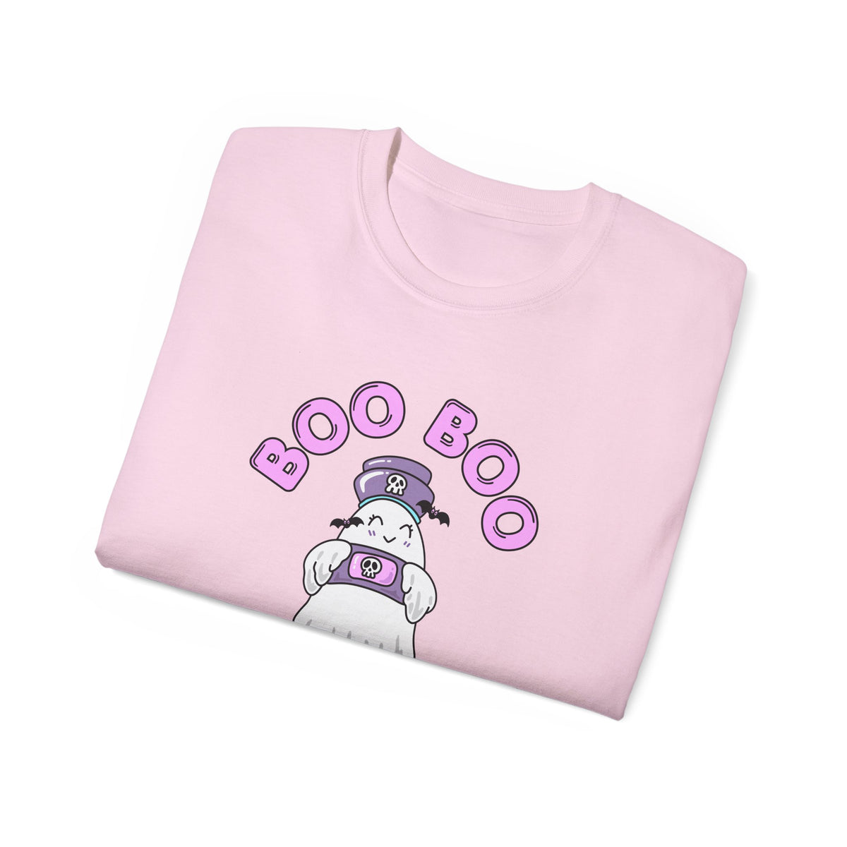 Boo Boo Crew Tee — Cute Nurse RN PRN DR Ghost Nursing Pharmacy Bandaid Halloween T‑Shirt