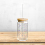 Cute Pastel Ghosts Sipper Glass Jar Halloween Cup