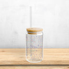 Cute Pastel Ghosts Sipper Glass Jar Halloween Cup
