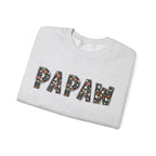 Papaw Pumpkin Skull Halloween Sweatshirt | Grandpa Autumn Crew Halloween Sweater