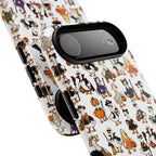 Cute Halloween Ducks phone case White| Tough Magnetic Case
