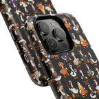Cute Halloween Ducks phone case Black | Tough Magnetic Case