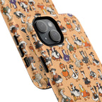 Cute Halloween Ducks phone case Orange | Tough Magnetic Case
