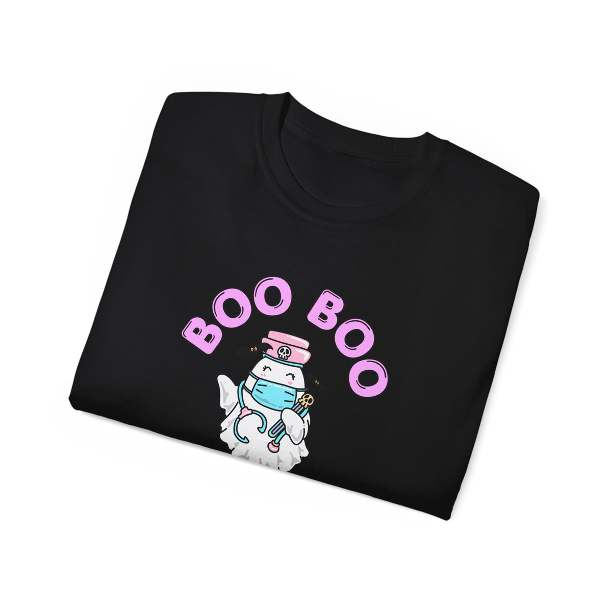 Boo Boo Crew Tee — Cute Nurse RN PRN DR Ghost Nursing Pharmacy Phelbotomy Halloween T‑Shirt