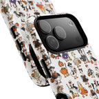 Cute Halloween Ducks phone case White| Tough Magnetic Case