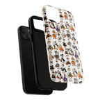 Cute Halloween Ducks phone case White| Tough Magnetic Case