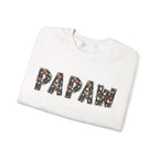 Papaw Pumpkin Skull Halloween Sweatshirt | Grandpa Autumn Crew Halloween Sweater