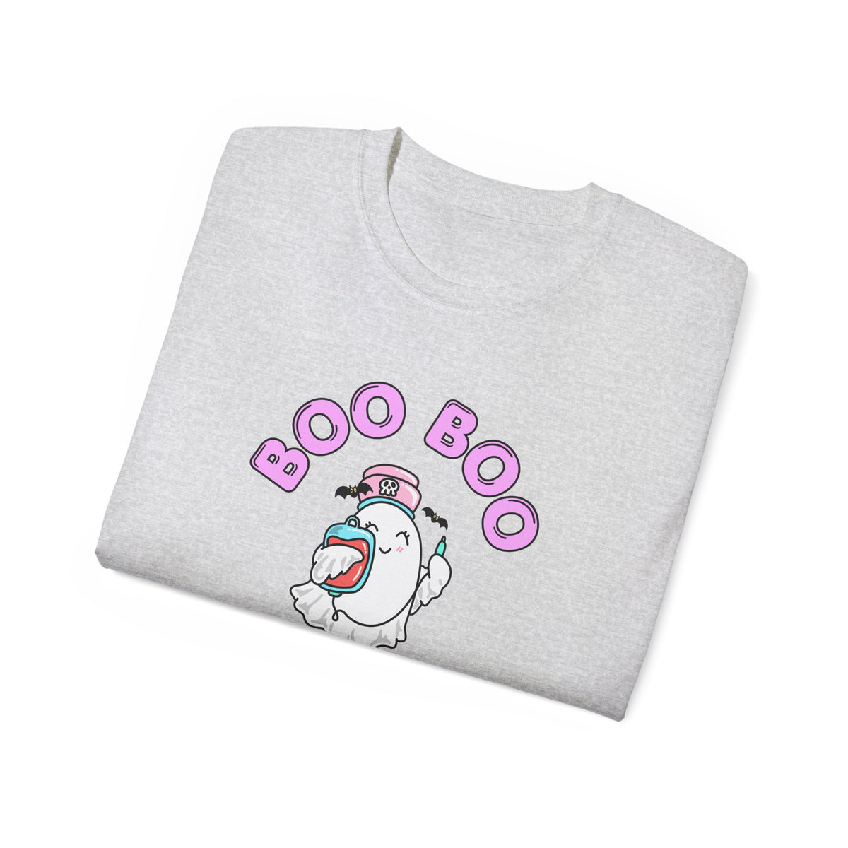 Boo Boo Crew Tee — Cute Phlebotomist Nurse RN PRN DR Ghost Nursing Pharmacy Halloween T‑Shirt
