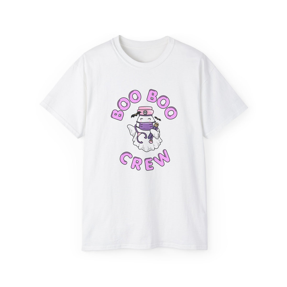 Boo Boo Crew Tee — Cute Nurse Ghosts Nursing RN Halloween T‑Shirt