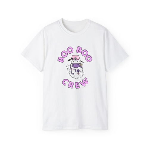 Boo Boo Crew Tee — Cute Nurse Ghosts Nursing RN Halloween T‑Shirt