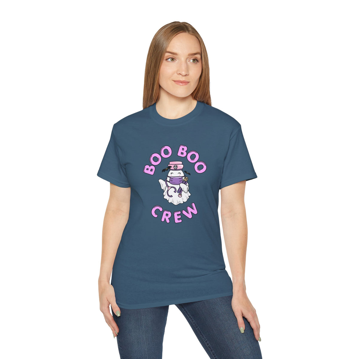 Boo Boo Crew Tee — Cute Nurse Ghosts Nursing RN Halloween T‑Shirt