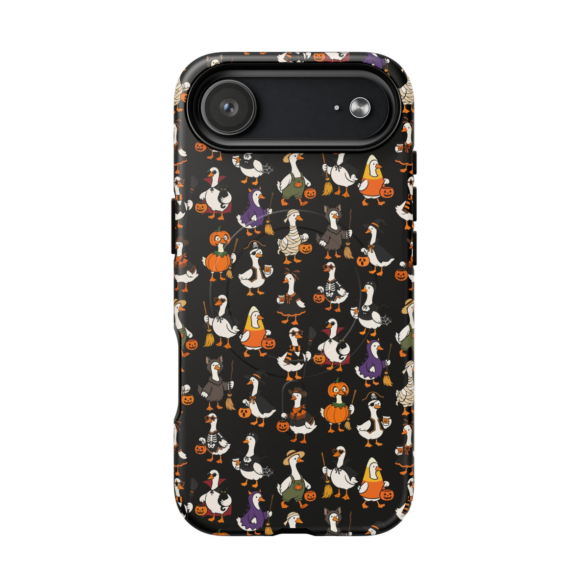 Cute Halloween Ducks phone case Black | Tough Magnetic Case