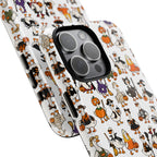 Cute Halloween Ducks phone case White| Tough Magnetic Case