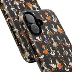 Cute Halloween Ducks phone case Black | Tough Magnetic Case