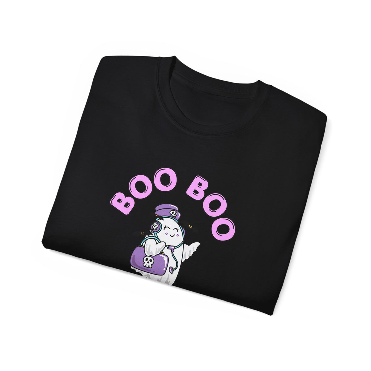 Boo Boo Crew Tee — Cute Travel Nurse RN PRN DR Triage Ghosts Nursing Pharmacy Halloween T‑Shirt