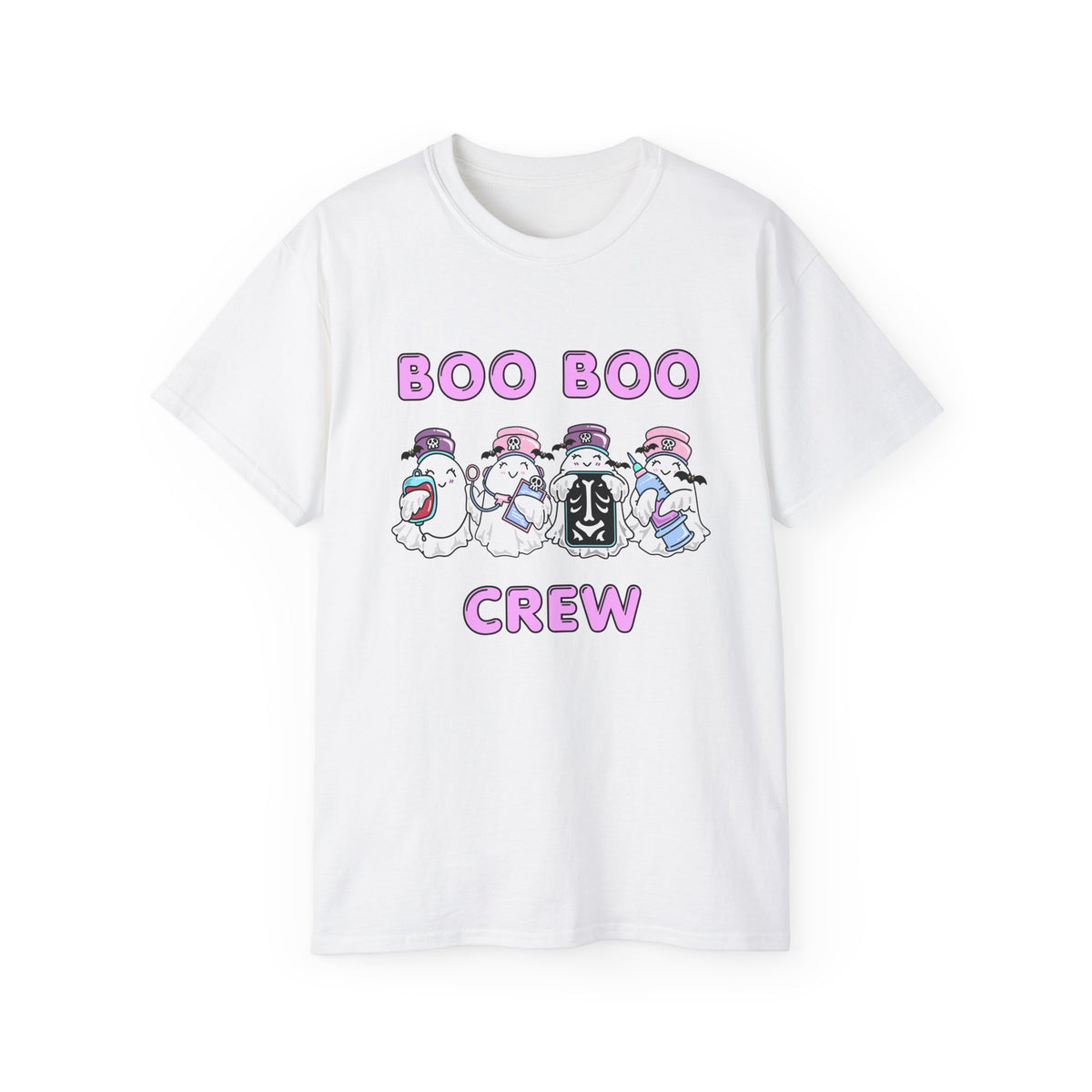 Boo Boo Crew Tee — Cute Nurse Ghosts Nursing Halloween T‑Shirt