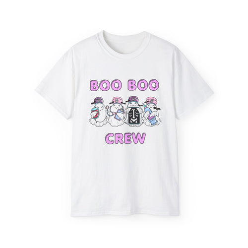 Boo Boo Crew Tee — Cute Nurse Ghosts Nursing Halloween T‑Shirt