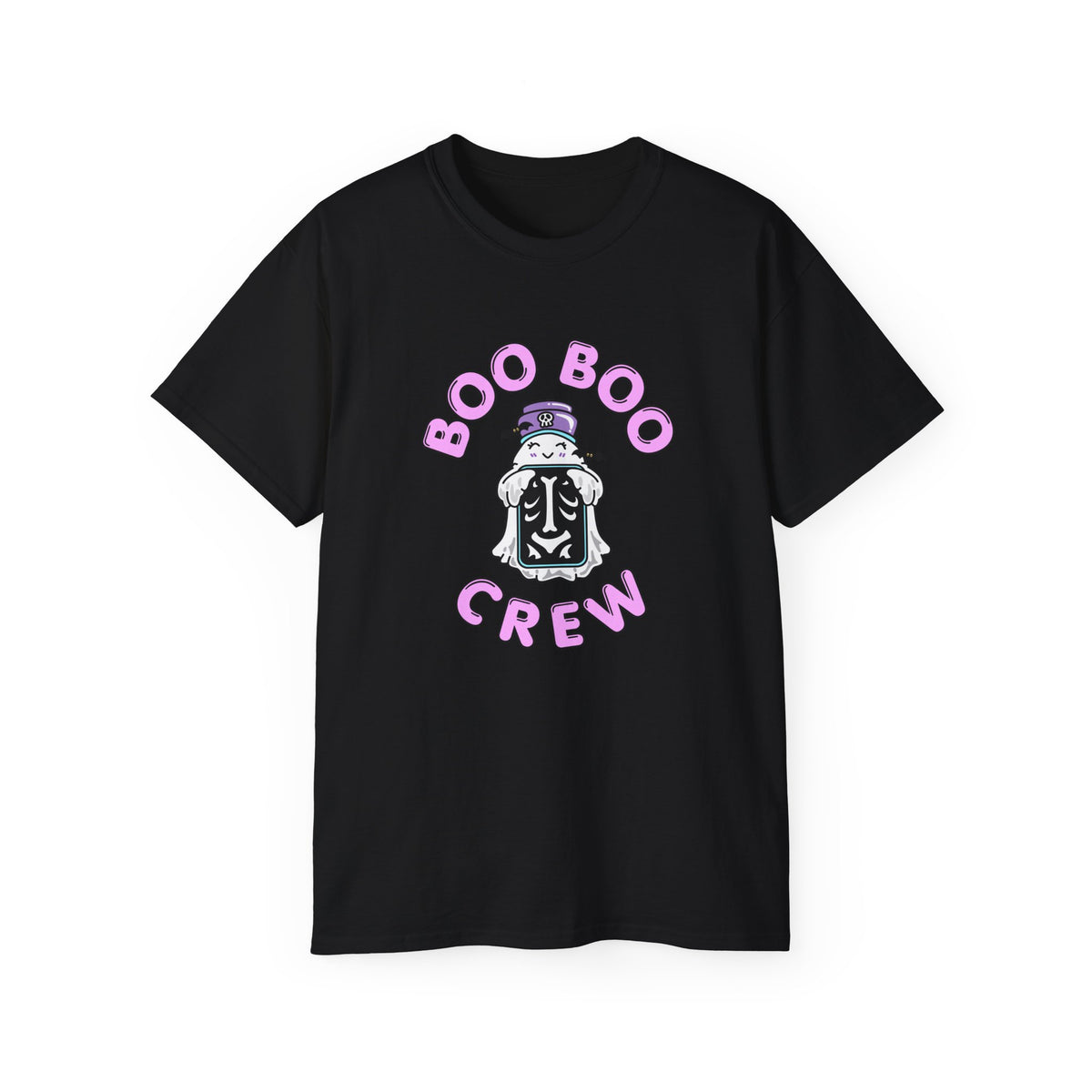 Boo Boo Crew Tee — Cute Radiology XRAY Nurse RN PRN DR Ghost Nursing Pharmacy Halloween T‑Shirt