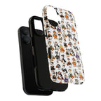Cute Halloween Ducks phone case White| Tough Magnetic Case