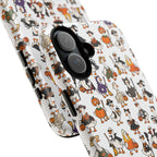 Cute Halloween Ducks phone case White| Tough Magnetic Case