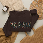 Papaw Pumpkin Skull Halloween Sweatshirt | Grandpa Autumn Crew Halloween Sweater