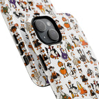 Cute Halloween Ducks phone case White| Tough Magnetic Case