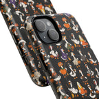 Cute Halloween Ducks phone case Black | Tough Magnetic Case