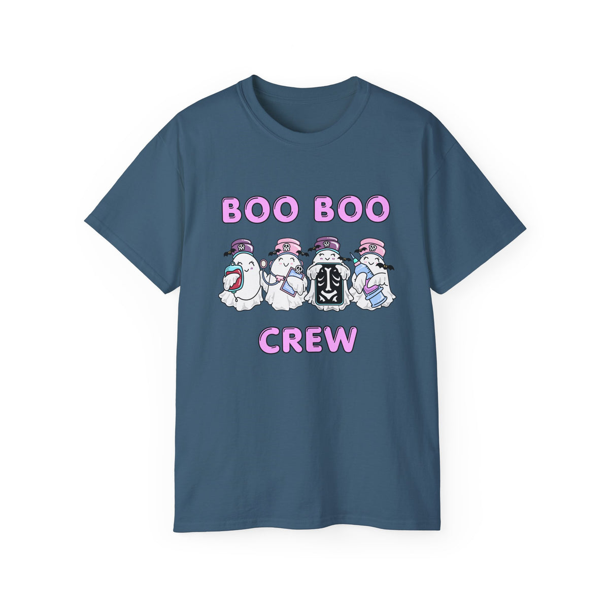 Boo Boo Crew Tee — Cute Nurse Ghosts Nursing Halloween T‑Shirt