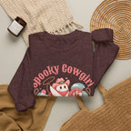 Crewneck Sweatshirt — “Spooky Cowgirl” Cute Western Cowboy Cowgirl Ghost Halloween Pullover