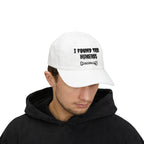 I Found This Humerus bone Dad Cap | Funny Skeleton Skull Hat | Halloween Pun