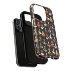 Cute Halloween Ducks phone case Black | Tough Magnetic Case