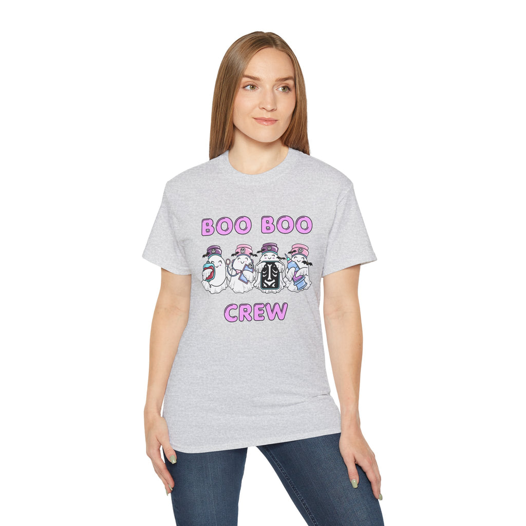 Boo Boo Crew Tee — Cute Nurse Ghosts Nursing Halloween T‑Shirt