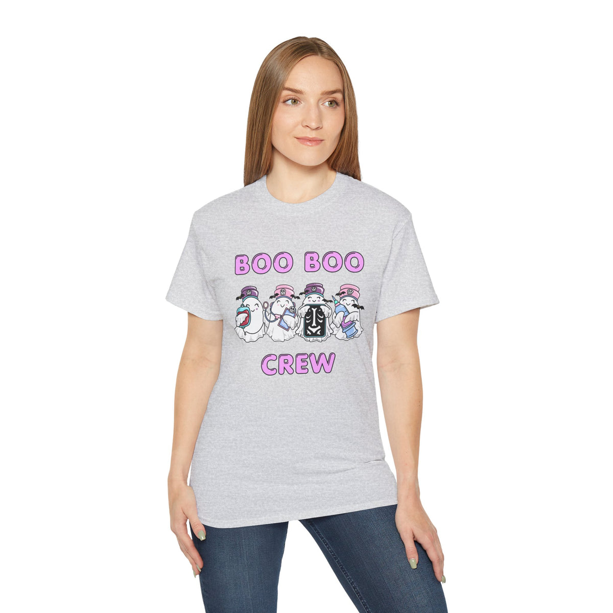 Boo Boo Crew Tee — Cute Nurse Ghosts Nursing Halloween T‑Shirt