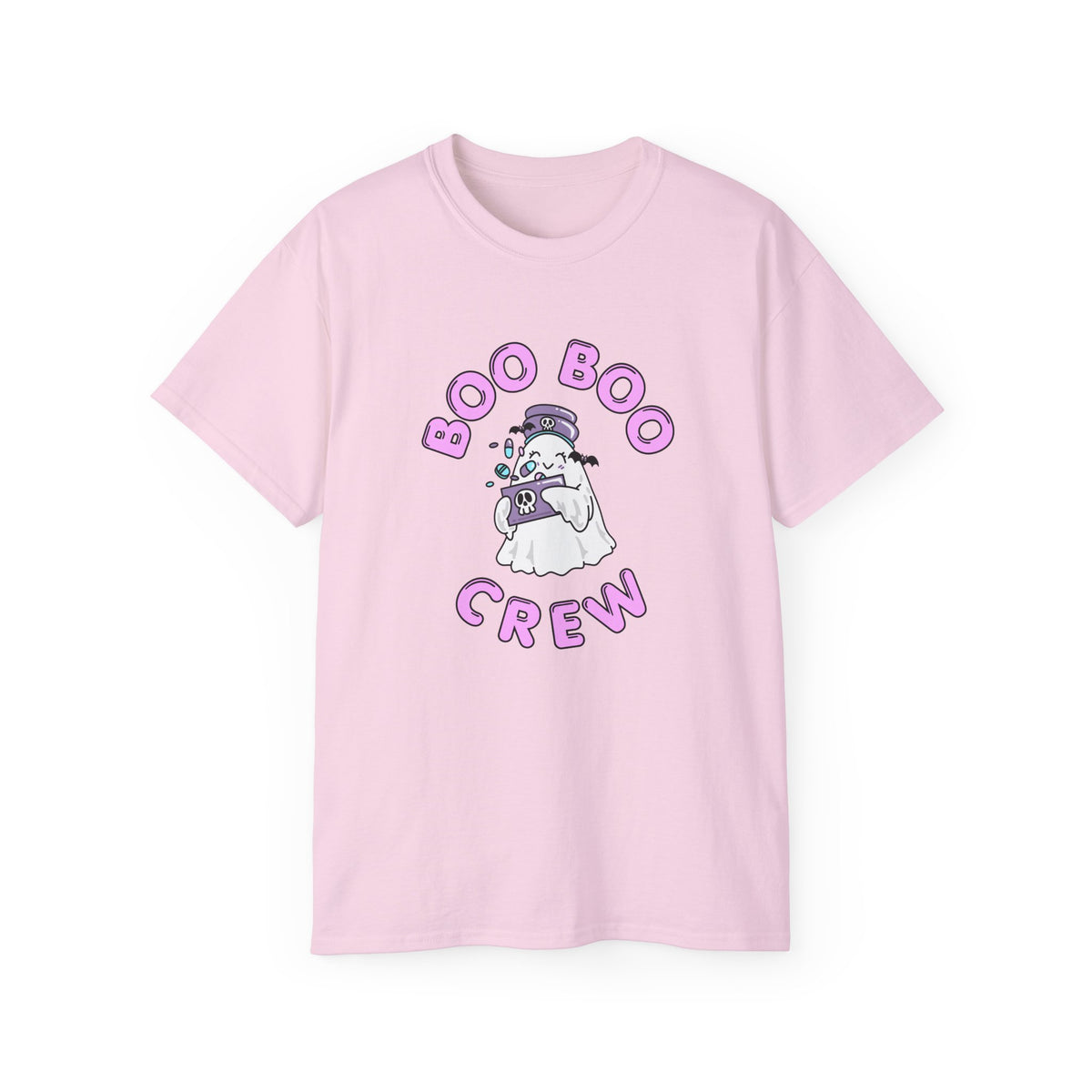 Boo Boo Crew Tee — Cute Nurse RN PRN DR Ghost Nursing Pharmacy Tech Halloween T‑Shirt
