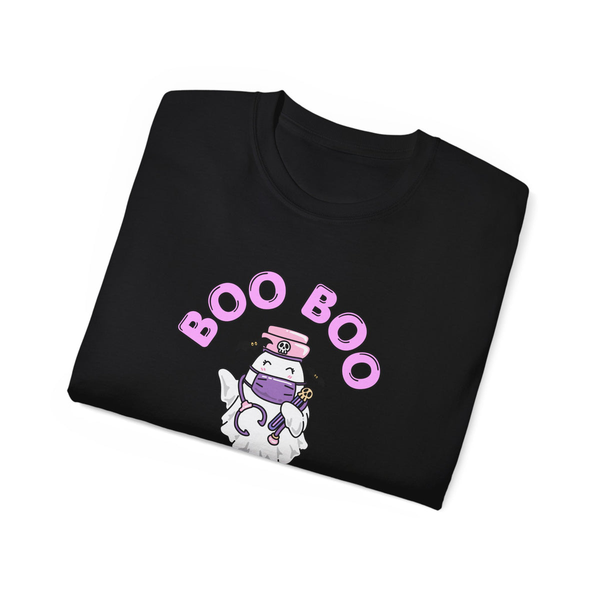 Boo Boo Crew Tee — Cute Nurse Ghosts Nursing RN Halloween T‑Shirt