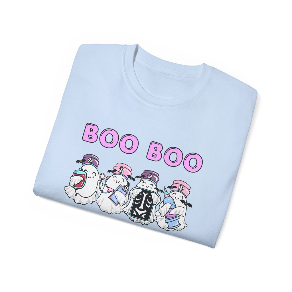 Boo Boo Crew Tee — Cute Nurse Ghosts Nursing Halloween T‑Shirt