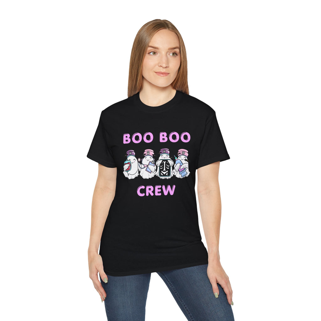 Boo Boo Crew Tee — Cute Nurse Ghosts Nursing Halloween T‑Shirt