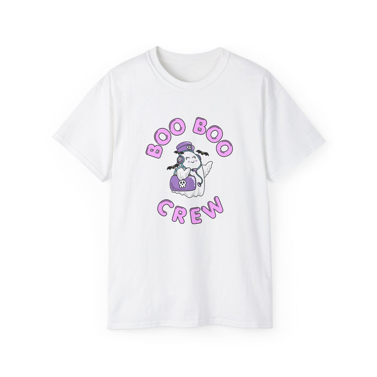 Boo Boo Crew Tee — Cute Travel Nurse RN PRN DR Triage Ghosts Nursing Pharmacy Halloween T‑Shirt