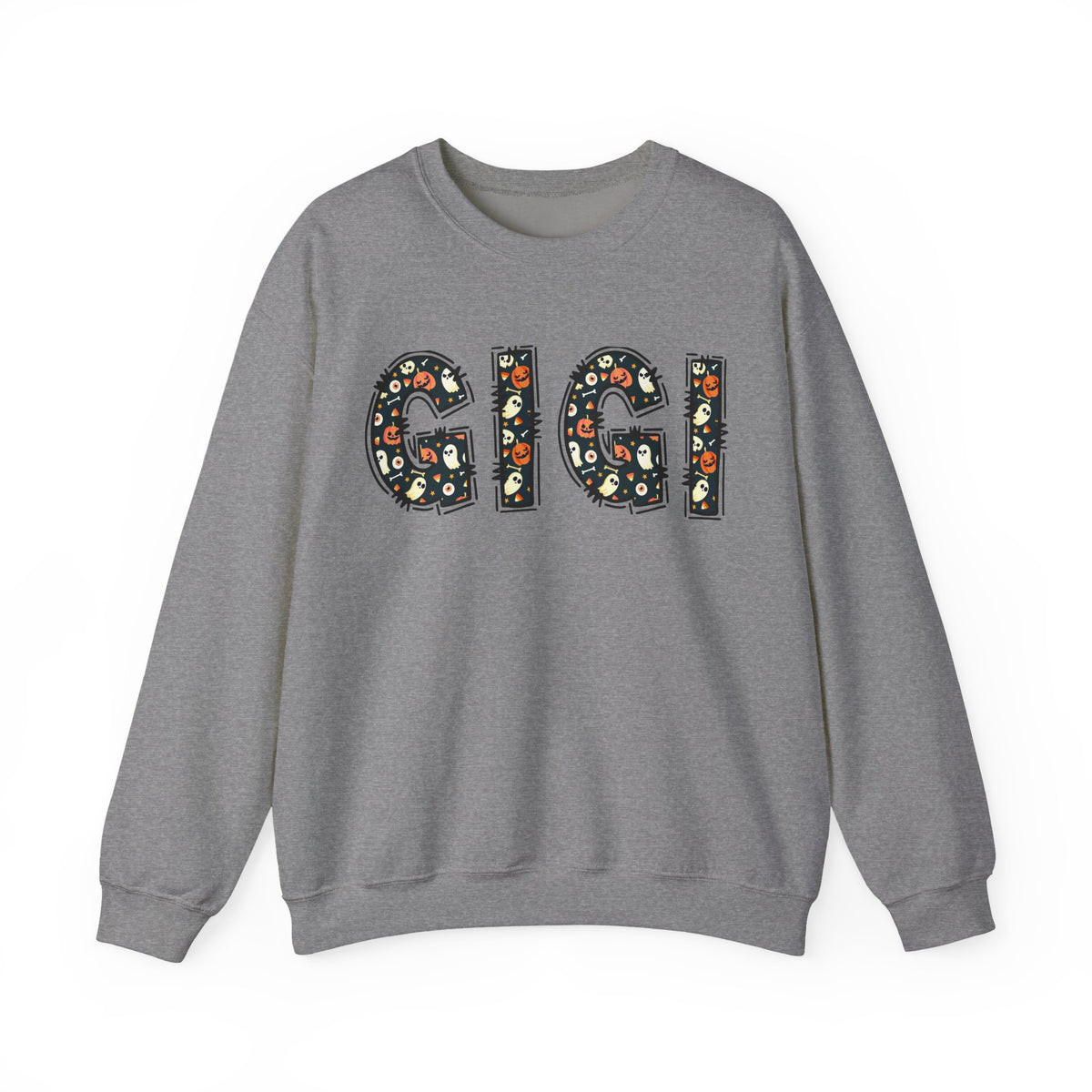 GIGI Pumpkin Skull Halloween Sweatshirt | Grandma Grandmother Mamaw Autumn Crew Sweater