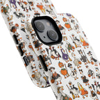 Cute Halloween Ducks phone case White| Tough Magnetic Case