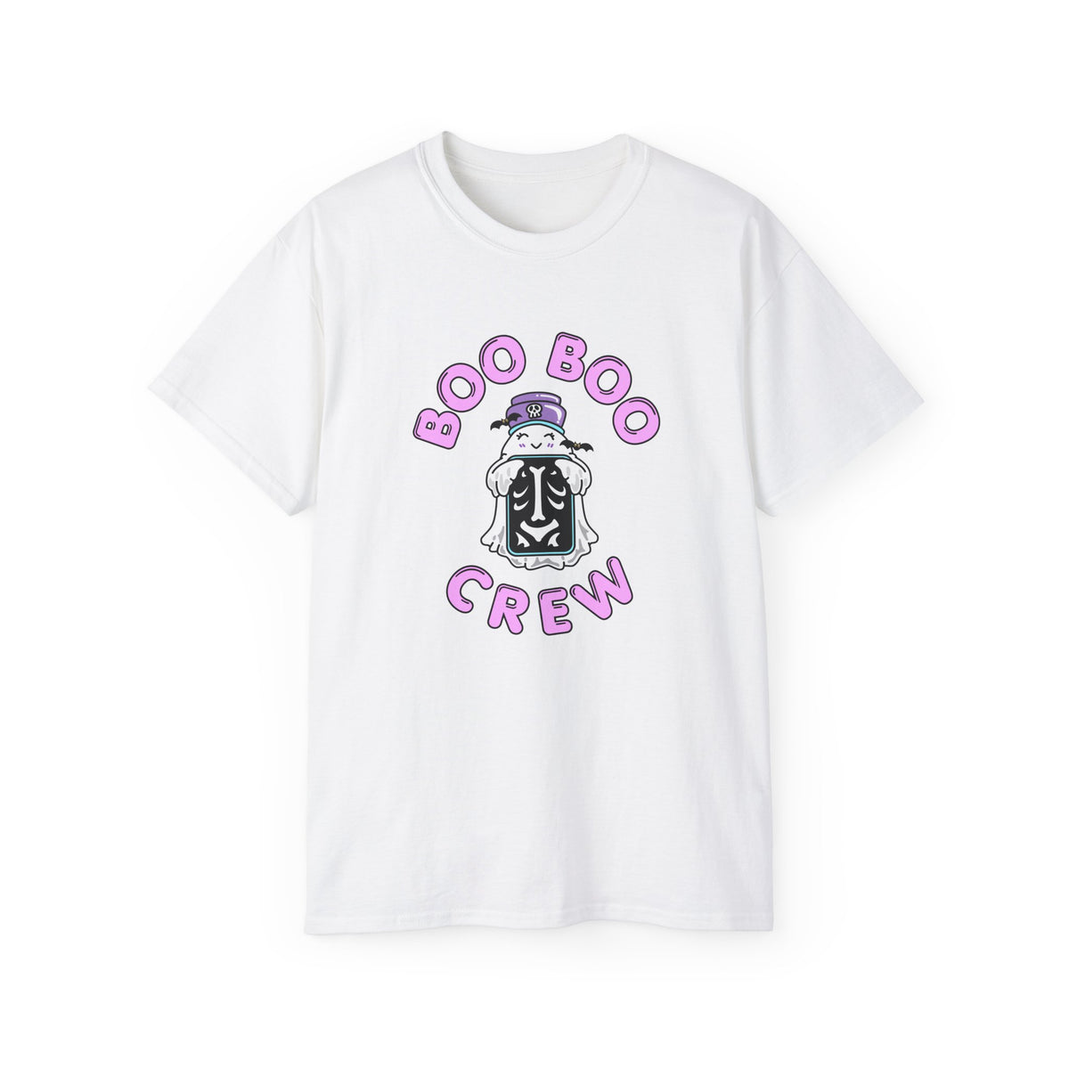 Boo Boo Crew Tee — Cute Radiology XRAY Nurse RN PRN DR Ghost Nursing Pharmacy Halloween T‑Shirt