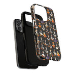 Cute Halloween Ducks phone case Black | Tough Magnetic Case