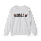 Mamaw Pumpkin Skull Halloween Sweatshirt | Grandma Embroidered Autumn Crew