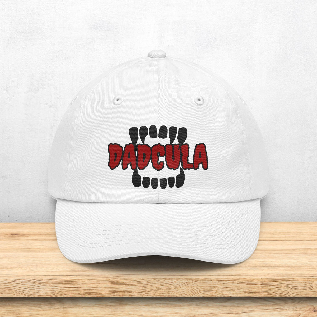 Dadcula vampire teeth Dad Hat | Halloween novelty cap
