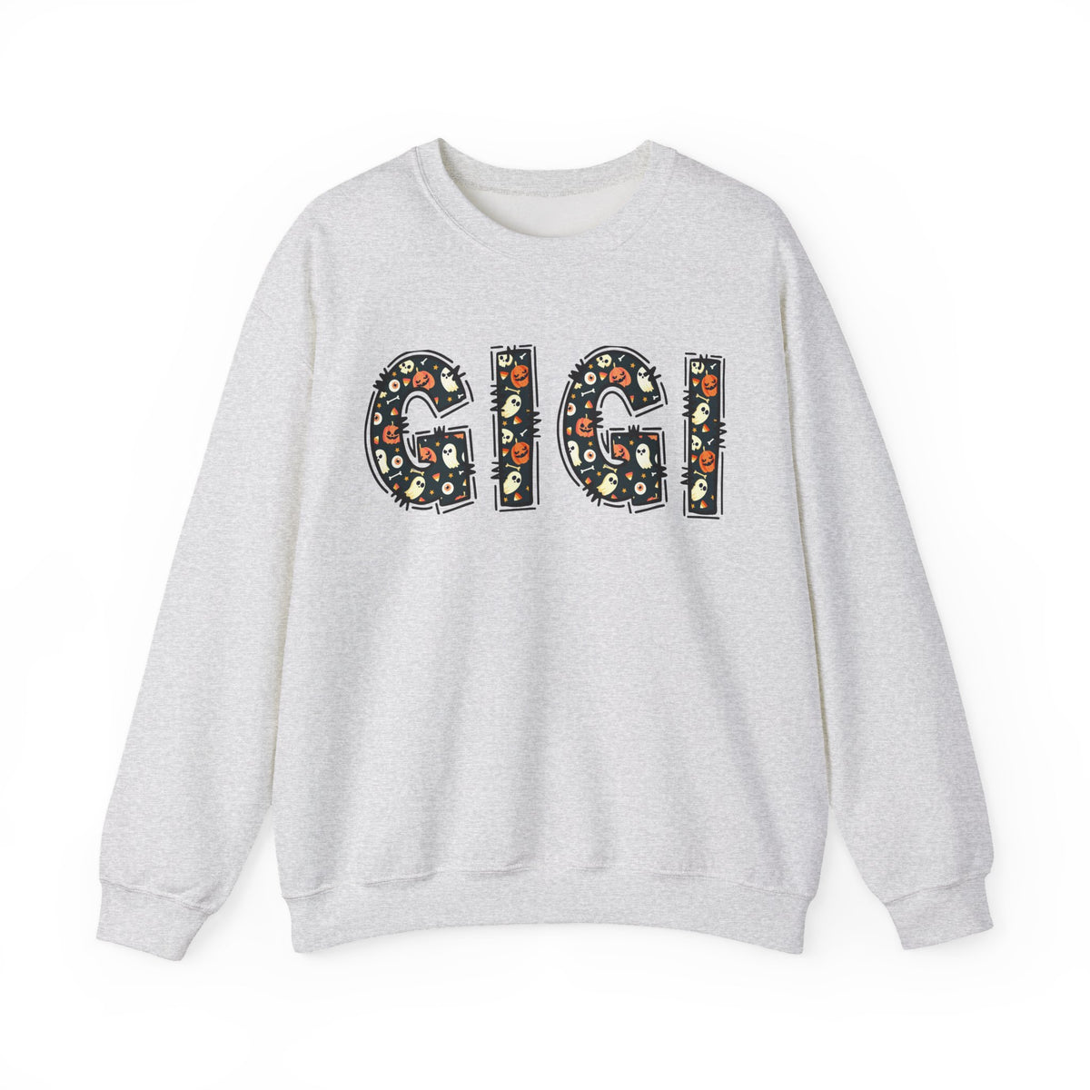 GIGI Pumpkin Skull Halloween Sweatshirt | Grandma Grandmother Mamaw Autumn Crew Sweater