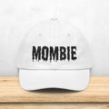 Mombie dripping horror font Dad Hat | Halloween mom cap