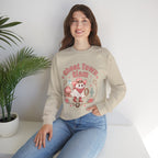 Crewneck Sweatshirt — “Ghost Town Glam” Cute Western Cowboy Cowgirl Ghost Halloween Pullover