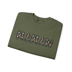 Mamaw Pumpkin Skull Halloween Sweatshirt | Grandma Embroidered Autumn Crew
