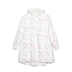 Pastel Cute Ghosts Hooded Blanket | Halloween Kawaii Pattern