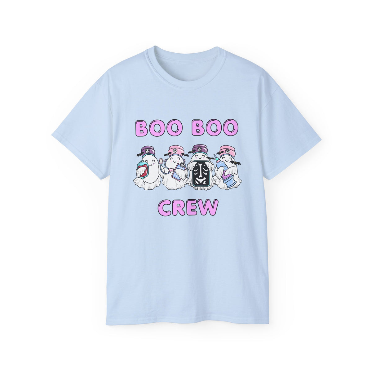 Boo Boo Crew Tee — Cute Nurse Ghosts Nursing Halloween T‑Shirt